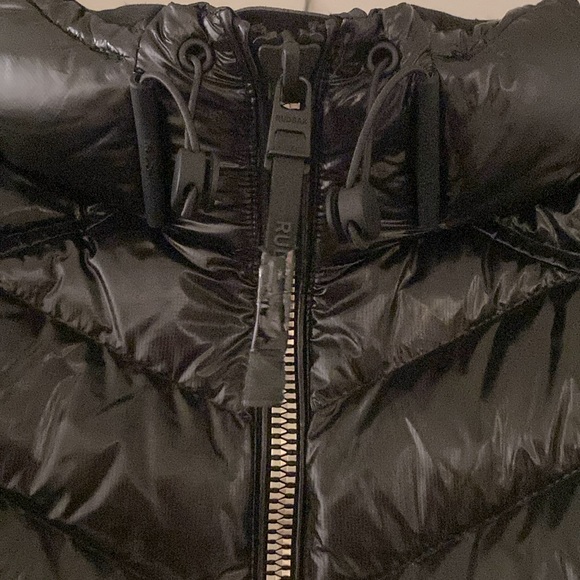 NWT [Rudsak] Limited Edition Cosette C Glossy Down Jacket Black Women's Size XS - Picture 4 of 14